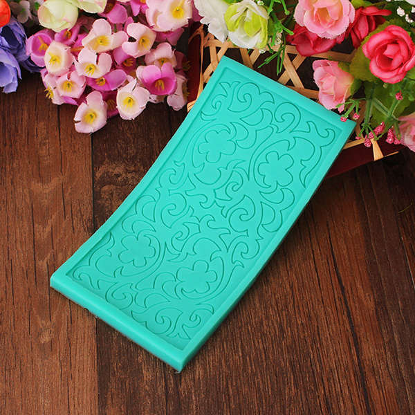 Silicone Lace Mold Fondant Cake Decorating Embossed Mold