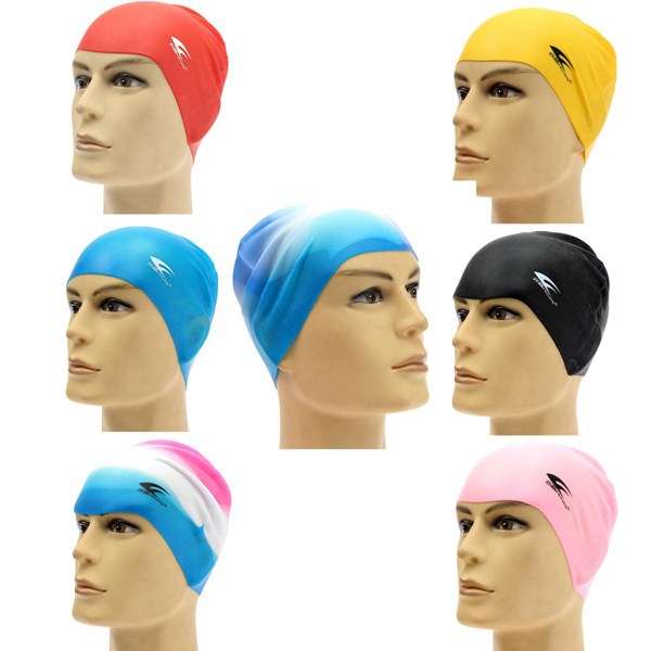 Silicone Swimming Cap Durable Flexible Waterproof Bathing Hat