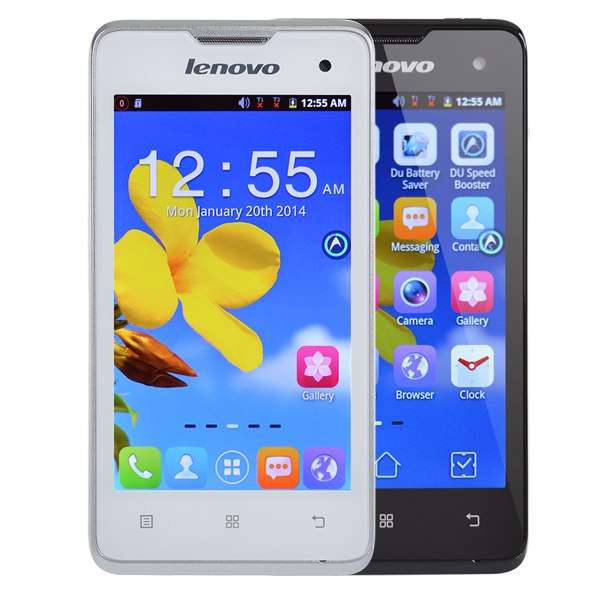 Lenovo A396 4-inch SC7730 1.2GHz Cortex A7 Quad-core Smartphone