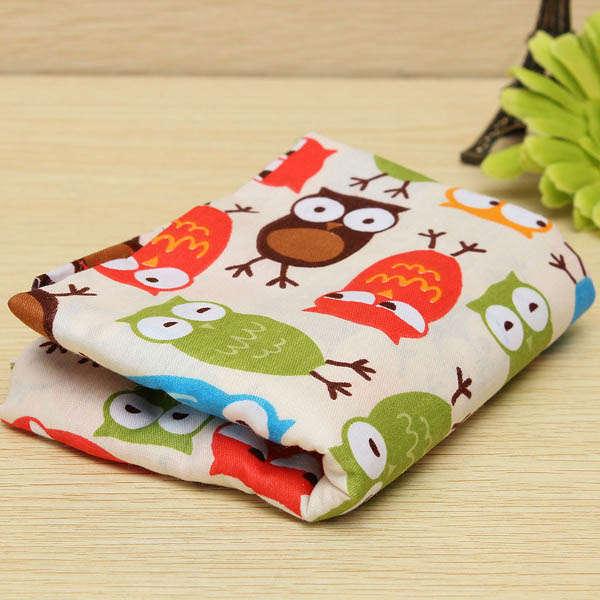 Owl Pattern Cotton Craft Fabric Textile Sewing Doll Cloth