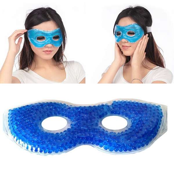 Hot Cold Gel Eye Mask Massager Goggles Sleeping Masks Relieve Eyes Fatigue