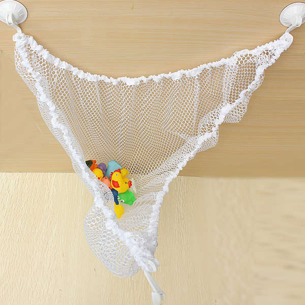 Kids Baby Toy Hammock Nylon Holder Elastic Storage Mesh Bag