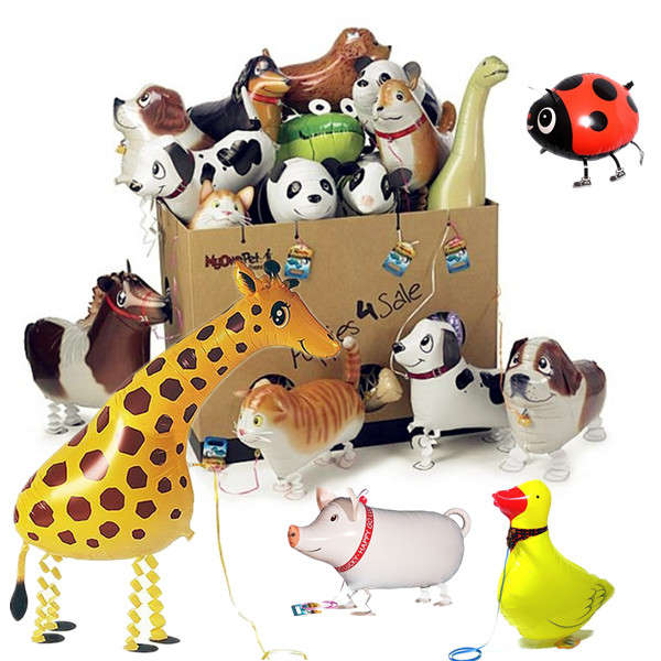 Bulk order - Walking Pet Balloon Kids Children Gifts Party Animal  Foil Balloons