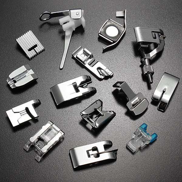 14pcs Domestic Sewing Machine Presser Feet Set For Janome Brother Singer