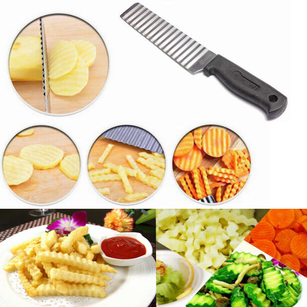 Potato Chip French Fries Wavy Cutter Slicer Vegetable Cutter
