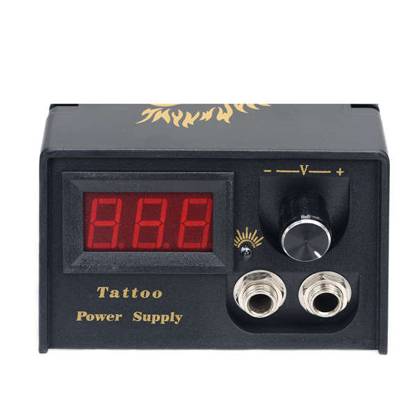 Black D100 High Stability Power Supply With LCD Display for All Kinds of Tattoo Machines