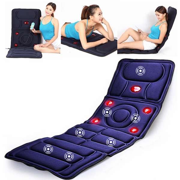 Collapsible Full-body Massage Mattress Multifunction Massager Cushion