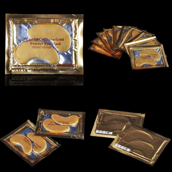 40 Pcs 24K Gold Crystal Collagen Eye Mask Dark Circle Eye Bags Patches