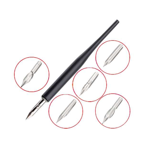 Nail Art Design Flower Line Drawing Pen 5 Style Heads