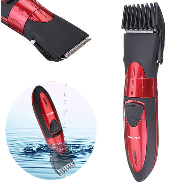 Electric Waterproof Rechargeable Men Hair Clipper Trimmer