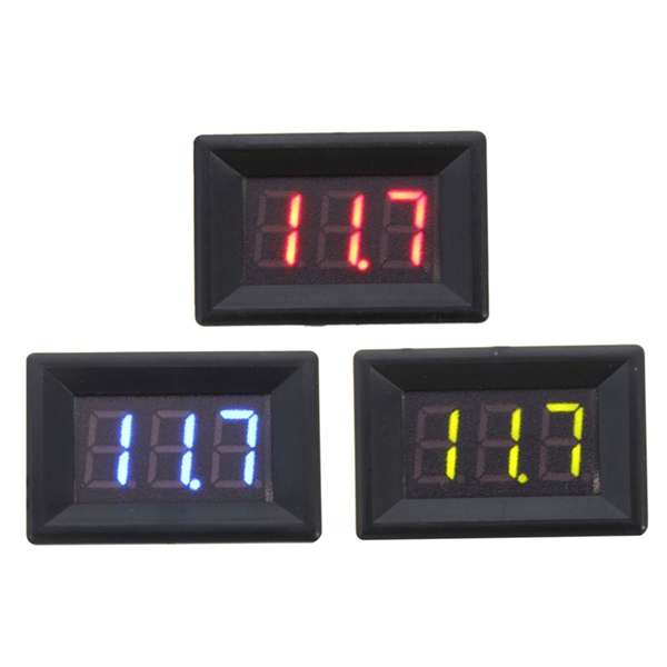 0.36 Inch DC 0-30V 3 Wire LED Voltmeter Digital Display Panel Volt Meter
