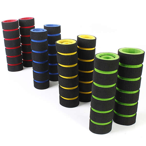 4pcs Motorcycle Handlebar Grip Cover Set Soft Nonslip Foam