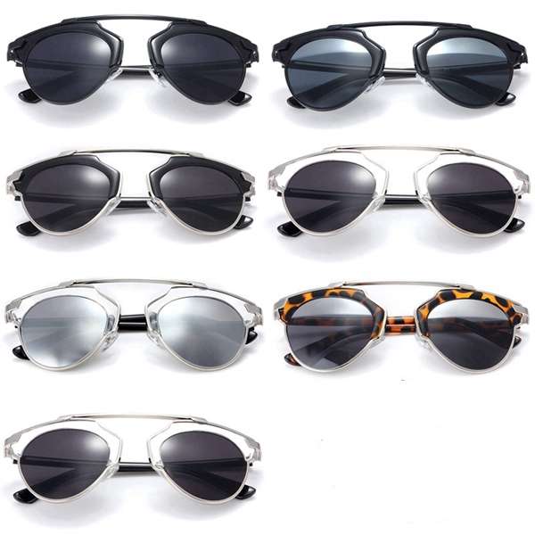 Men Women Vintage Christian Designer Fashion Retro Sunglasses