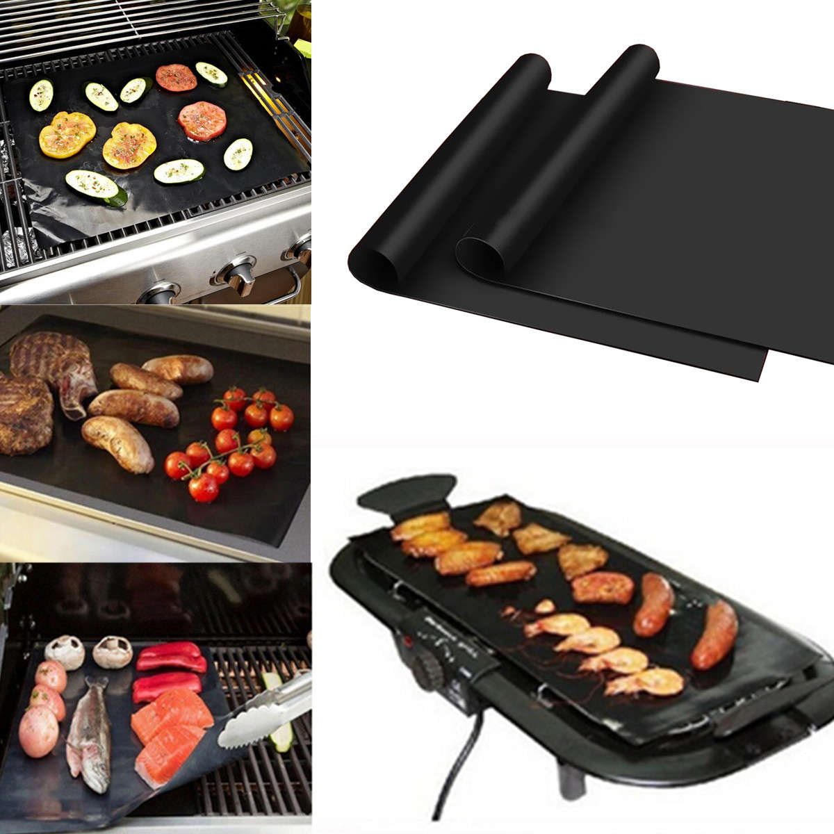 100x40cm Non-stick BBQ Grill Mat Barbecue Cake Baking Mats