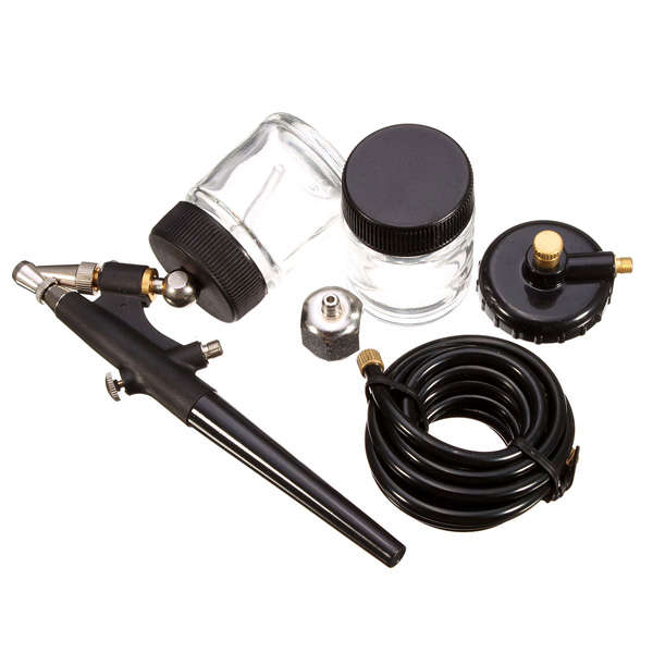 Air Brush Airbrush Sprayer Spray Gun Painting Tool Kit with Bottle Cup