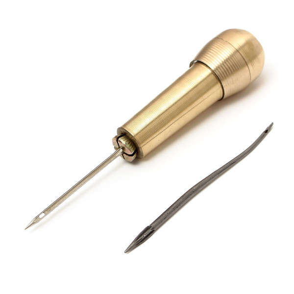 Copper Canvas Leather Tent Sewing Awl Hand Stitcher Needle Tool