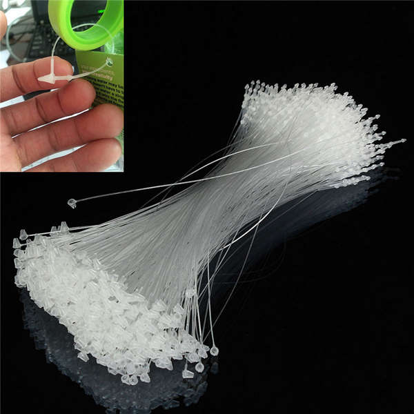 500pcs Nylon Cable Ties Strap For Strung Garment Clothes Luggage Price Tags 18cm Length