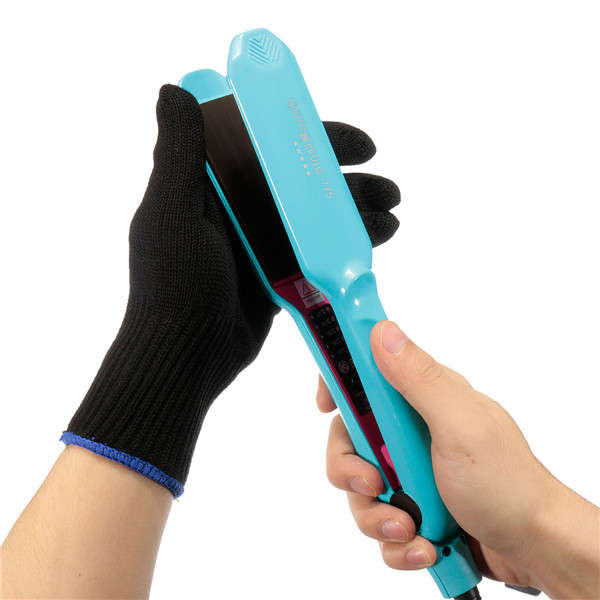 Black Heat Resistant Glove Hair Styling Tool For Curler Straightener