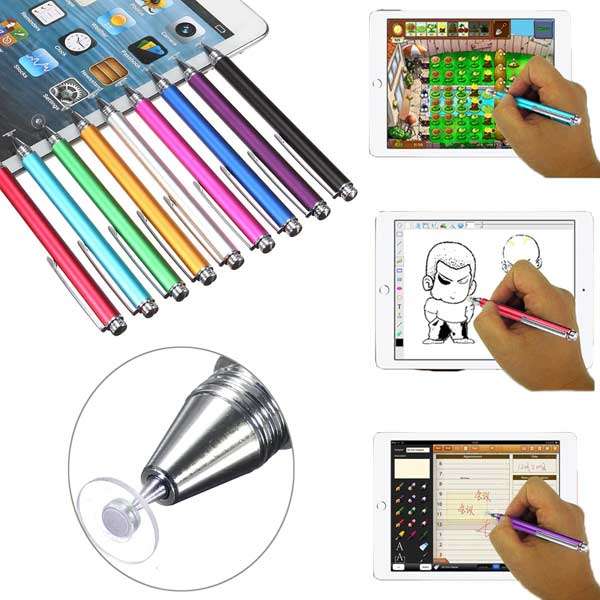 Fine Point Round Thin Tip Capacitive Stylus Pen for Tablet Cellphone