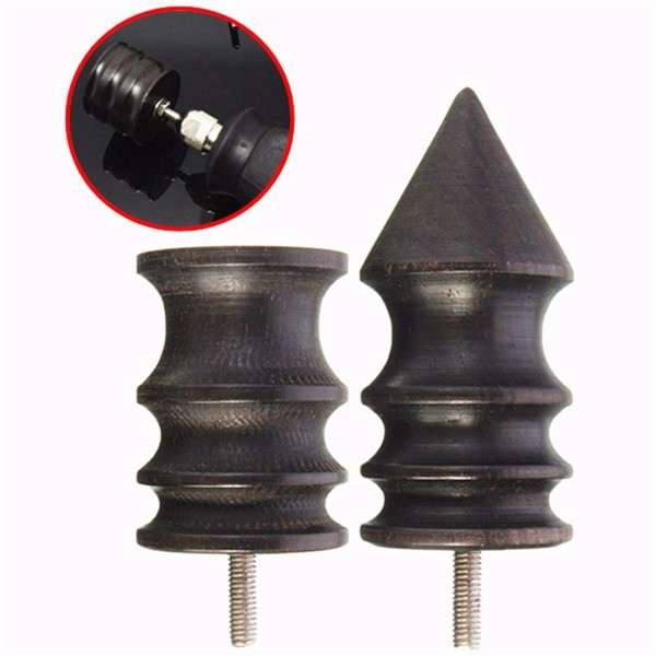 Pointed/Round Ebony Cocobolo Leather Burnisher Pointed Tip Leather Slicker Polished Drill