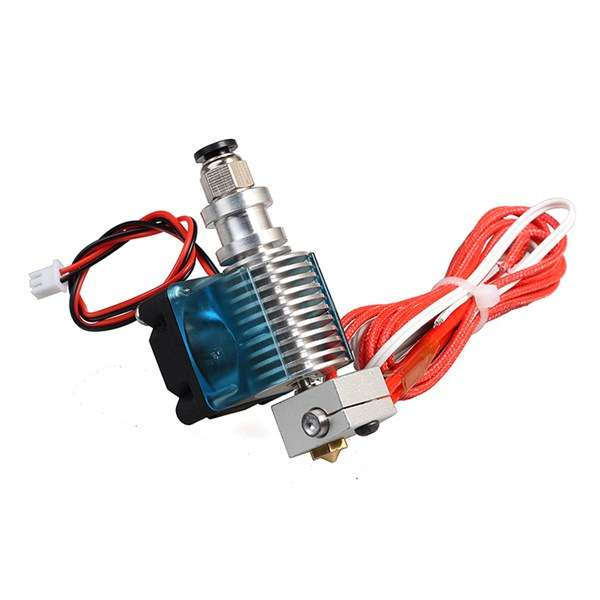 0.4mm E3D-V6 Metal 3D Printer Extrusion Head Nozzle With Fan