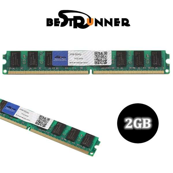 BESTRUNNER 2GB DDR2 PC2-5300 667MHz Desktop PC DIMM Memory RAM 240 pin For AMD