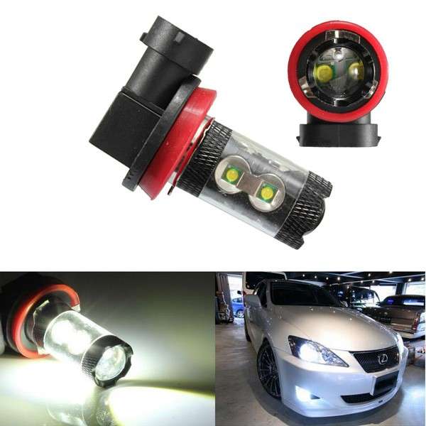 50W HID White H11 XBD LED Driving Fog Light DRL Headlight Bulb