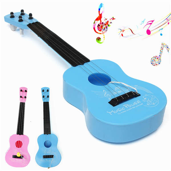4 String Mini Plastic Acoustic Guitar Kids Musical Toy For Practice
