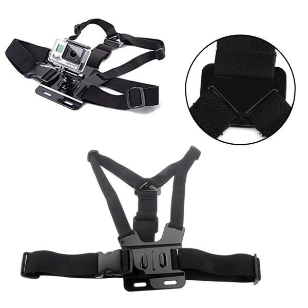 Adjustable Model B Body Harness Chest Belt Strap Mount For SJ4000 Gopro Hero 2 3 4 3 Plus