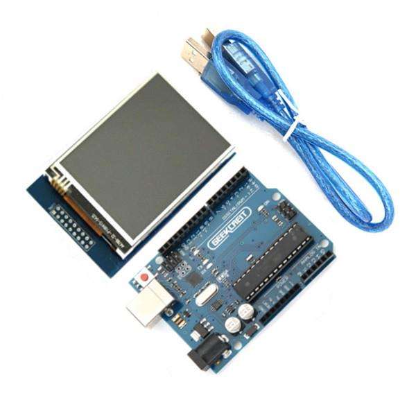 Geekcreit¿¿¿ UNO R3 ATmega328P Board & 2.8 Inch TFT Touch Display Module For Arduino