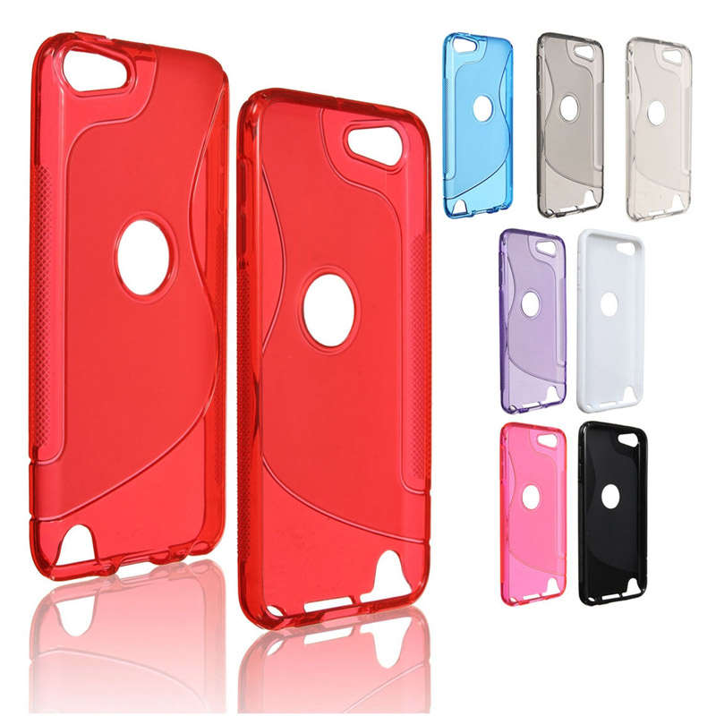 60 x Transparent Durable TPU Protective Phone Case Back Cover Gel Shell For iPod Touch 5
