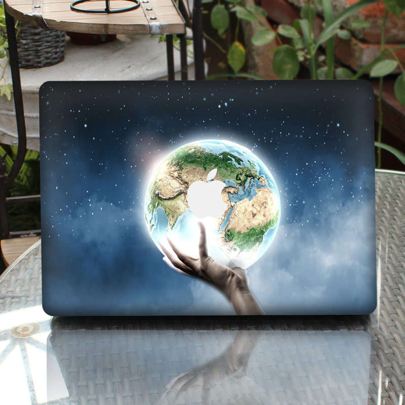 Removable 3D Effect Vinyl Decal Front Sticker Skin For Macbook Pro 13 Inch