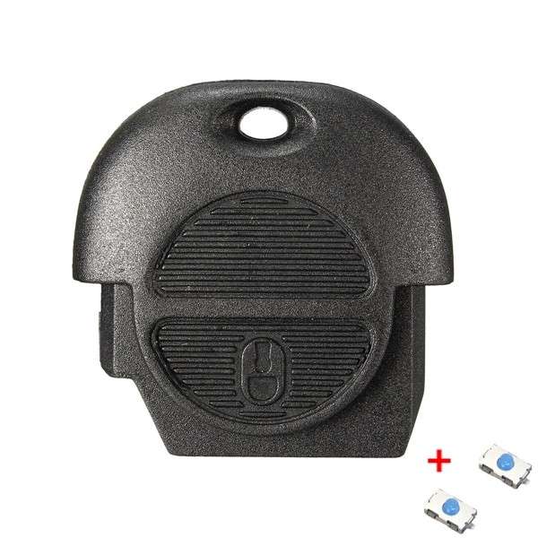 2 Button Remote Key Fob Case For Nissan Micra Almera Primera X Trail + Switch