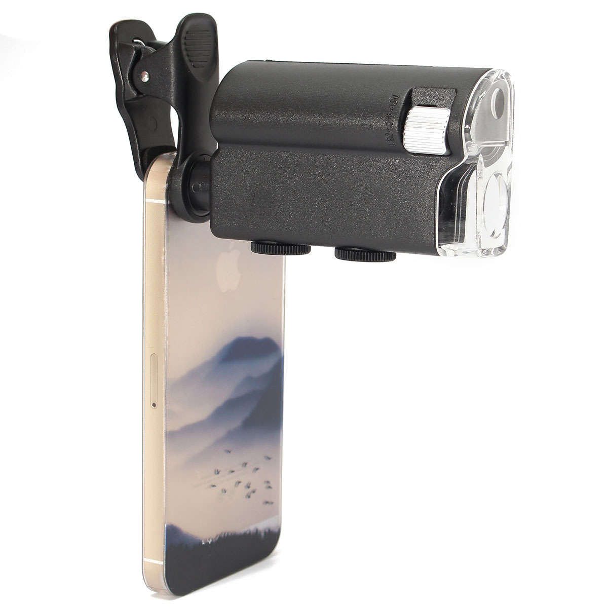 Universal 60X-100X Zoom Optical Lens Microscope Magnifier For Camera iPhone Samsung HTC