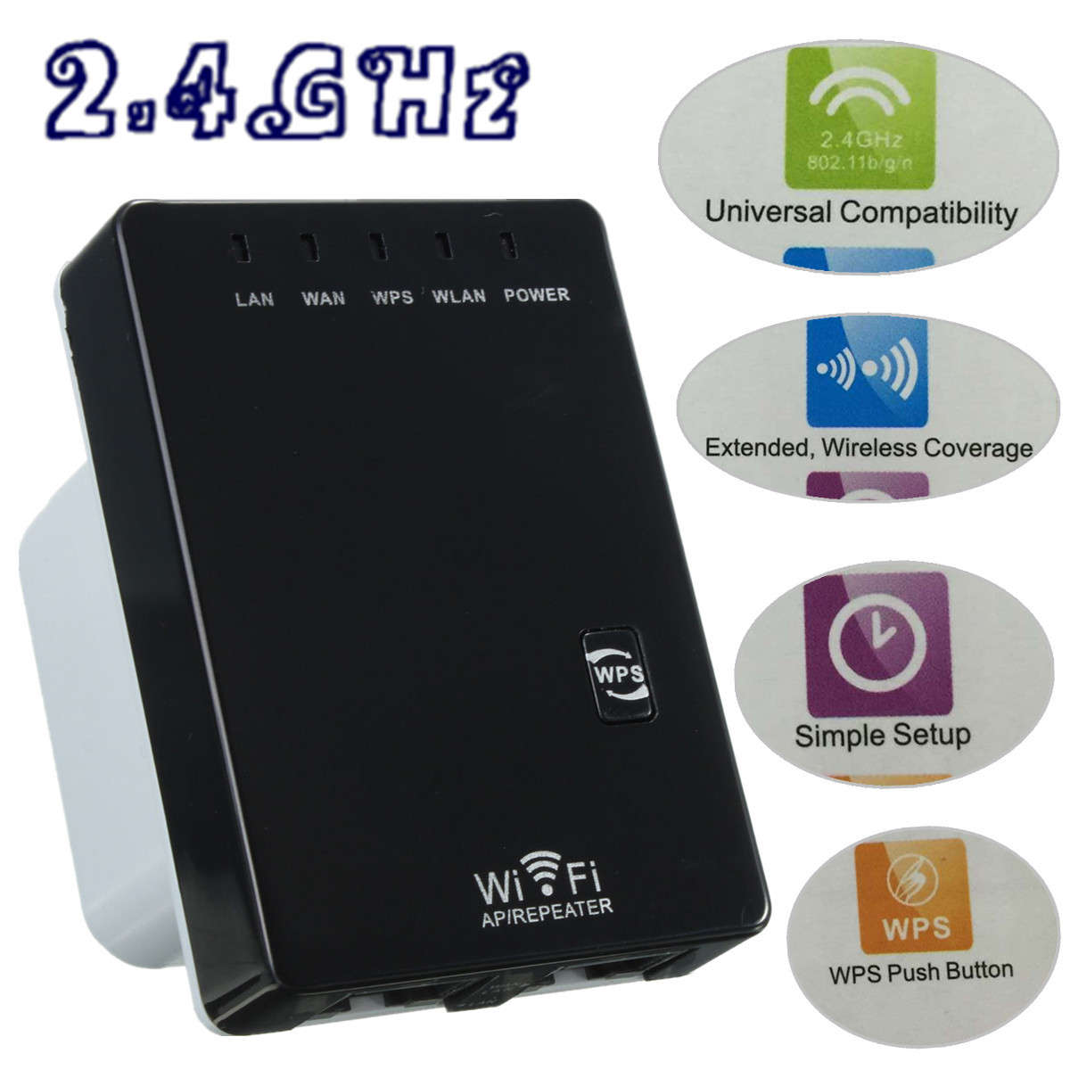 300Mbps Wifi Signal Repeater Wireless Router 802.11n AP Bridge Extender Booster