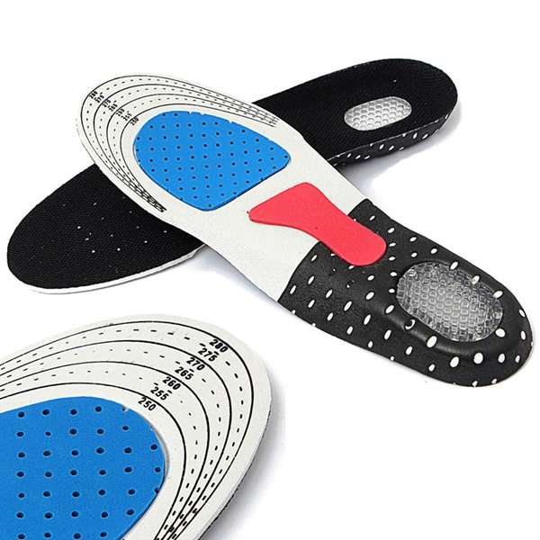 1 Pair Free Size Unisex Gel Orthotic Sport Shoe Pad Arch Support  Insoles Insert Cushion