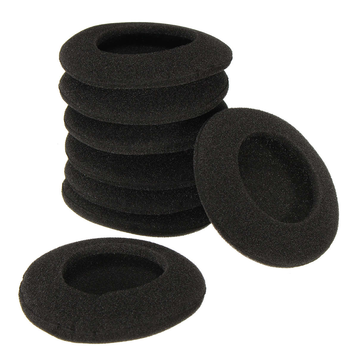 4 Pairs 60mm 2.35 Inch Headset Headphone Earphone Soft Foam Sponge Ear Pads Cover