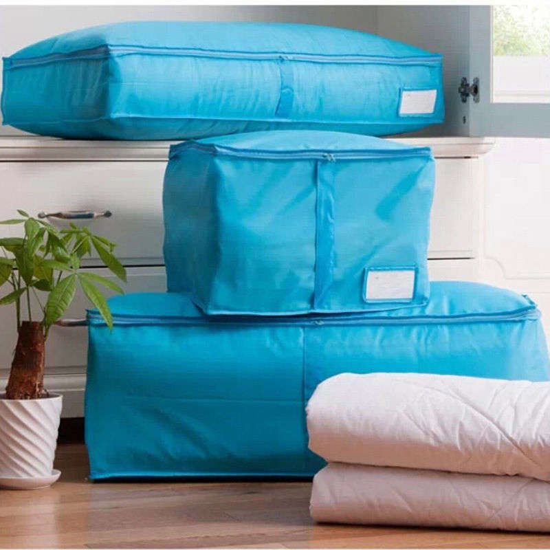 Portable Polyester Packing Luggage Clothes Quilts Folding Storage Organizer Bags Tidy Underwears Soc