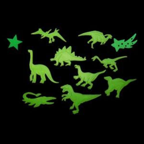 Glow In The Dark Dinosaurs Dical Stickers Fluorescent