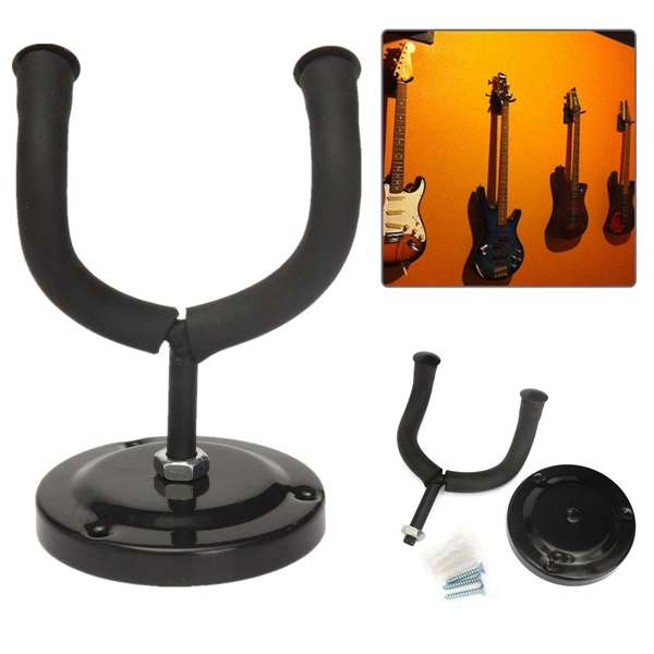 Guitar Hangers Wall Mount Hooks Stand Holder Musical Instrument