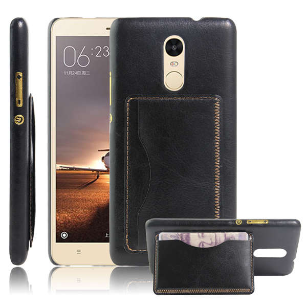 Retro PU Leather Stand Card-slot Back Case Cover For Xiaomi Redmi Note 3 Note 3 Pro