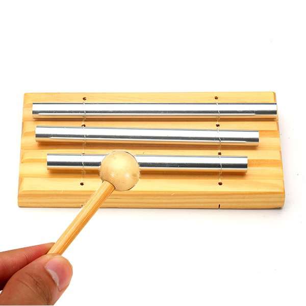 Three Tone Energy Chime with Mallet Percussion Instrument for Children