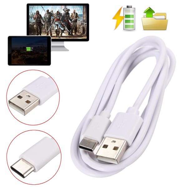 USB3.1 Type-C Male to Standard USB2.0 A Male Data Charger Cable for Smartphone