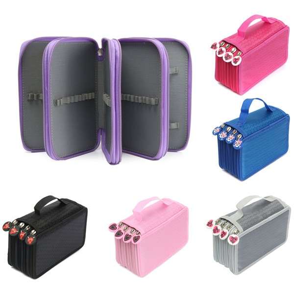 Pen Pencil Case Cosmetic Travel Cosmetic Brush Makeup Storage Bags Pouch Box