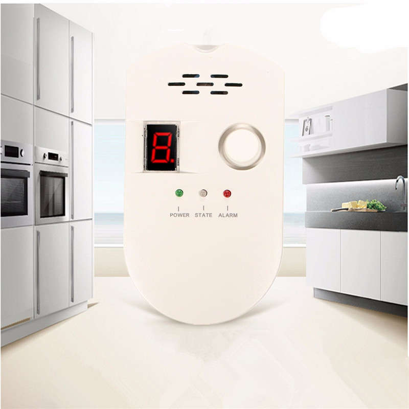 LCD LPG LNG Coal Natural Gas Leak Sensor Warning Detector Security Alarm Tester