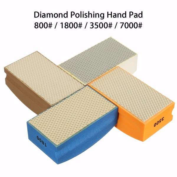 800-7000 Grit Polishing Pad 100*55mm Diamond Hand Polishing Pad