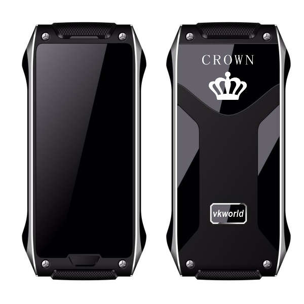 VKworld Crown V8 1.63 inch Pedometer Remote Control Quad Band Dual SIM Mobile Phone