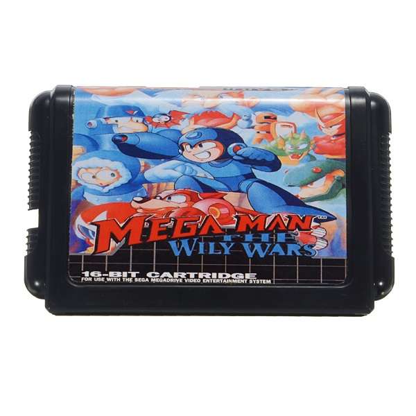 Mega Man The Wily Wars MD Game Card Cartridge for 16 Bit Sega Megadrive Genesis System PAL and NTSC