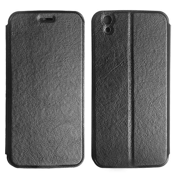 Original Black PU Flip Leather Stand Function Back Case Cover For UMI LONDON