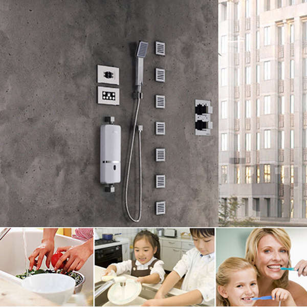 New Model AC220V 16A 3000W Instant Water Heater Kitchen Bathroom Electrical Hot Water Faucet